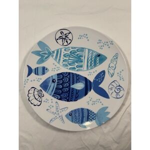 Celebrate Together Summer 2 pc. Coastal Fish 11" Dinner Plates